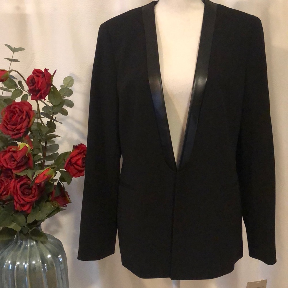 NWT Kasper Black Jacket size 12